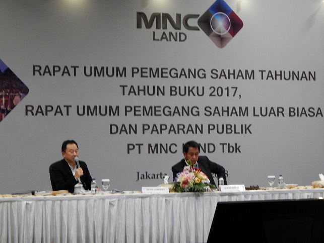 MNC Land Alokasikan Rp2,5 Triliun untuk Belanja Modal 2018