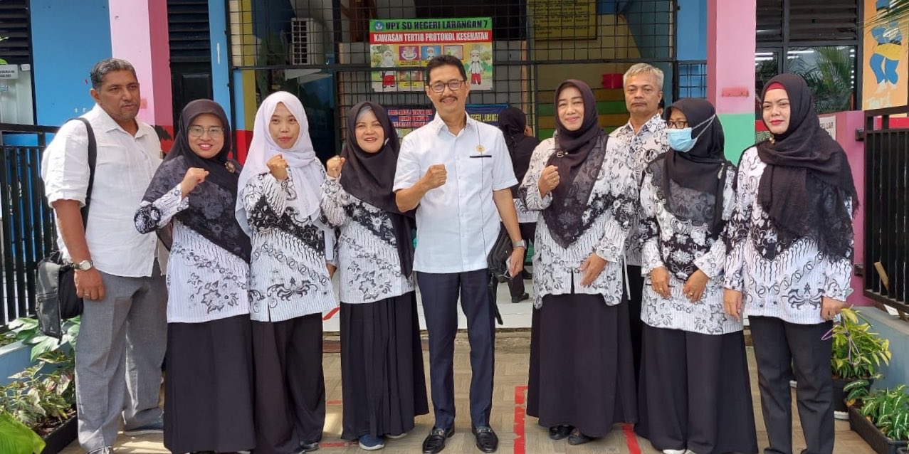 Ketua Fraksi PKB Sidak SDN 04, 07 dan SDN 08 Kecamatan Larangan Kota Tangerang.