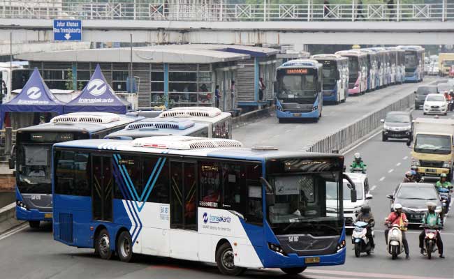 PT Transjakarta Bantah Isu Puluhan Bus Transjakarta Diduga Mangkrak