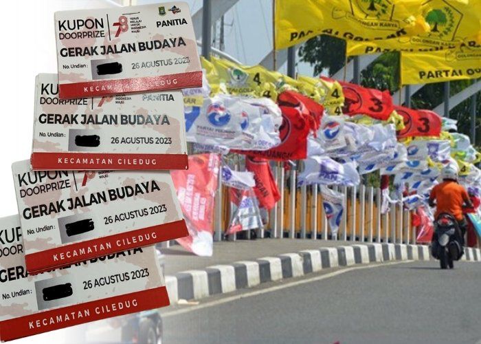 Diduga Caleg Golkar Dompleng Kegiatan Gerak Jalan Budaya Kecamatan Ciledug